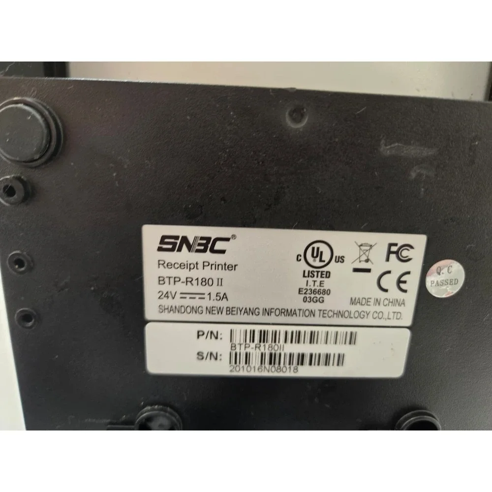 SNBC BTP-R180II POS Thermal Receipt Printer USB Ethernet Serial – Tested Works
